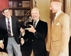 Hans Godo Frabel with Jimmy Carter