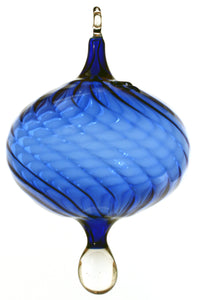 Teardrop Ornament, Blue